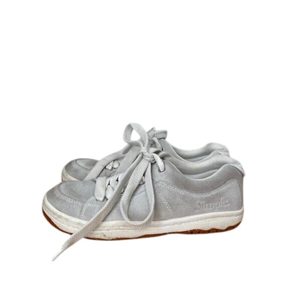 SIMPLE OS Standard Issue Suede Shoes Sneakers Gray - Picture 5 of 12